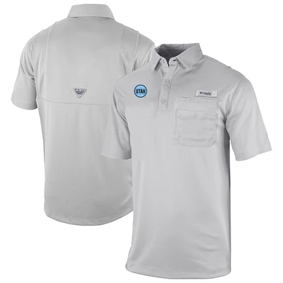 Men's Columbia Utah Hockey Club Flycaster Omni-Wick Pocket Polo