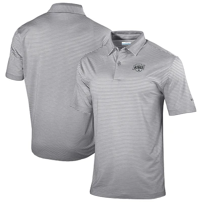 Men's Columbia Los Angeles Kings Golden Hills Omni-Wick Polo
