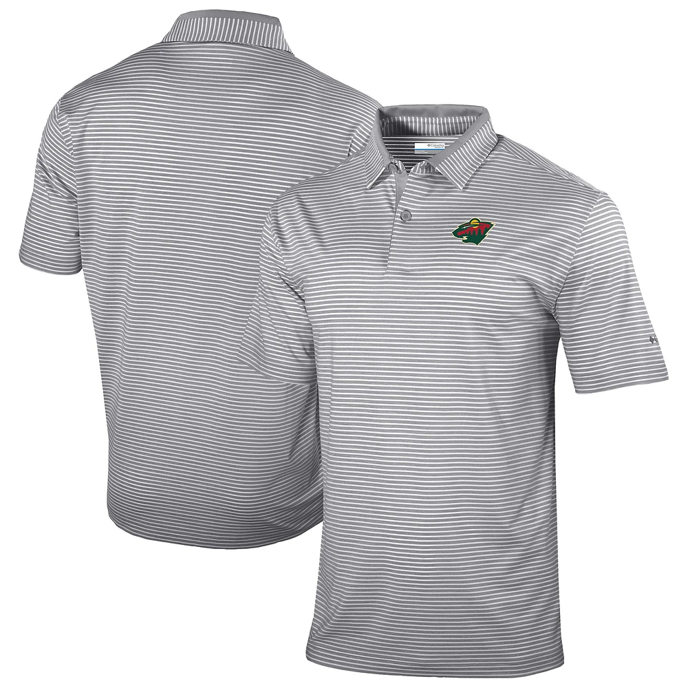Men's Columbia Minnesota Wild Golden Hills Omni-Wick Polo