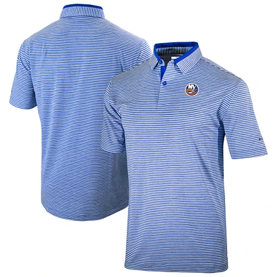 Men's Columbia Royal New York Islanders Golden Hills Omni-Wick Polo