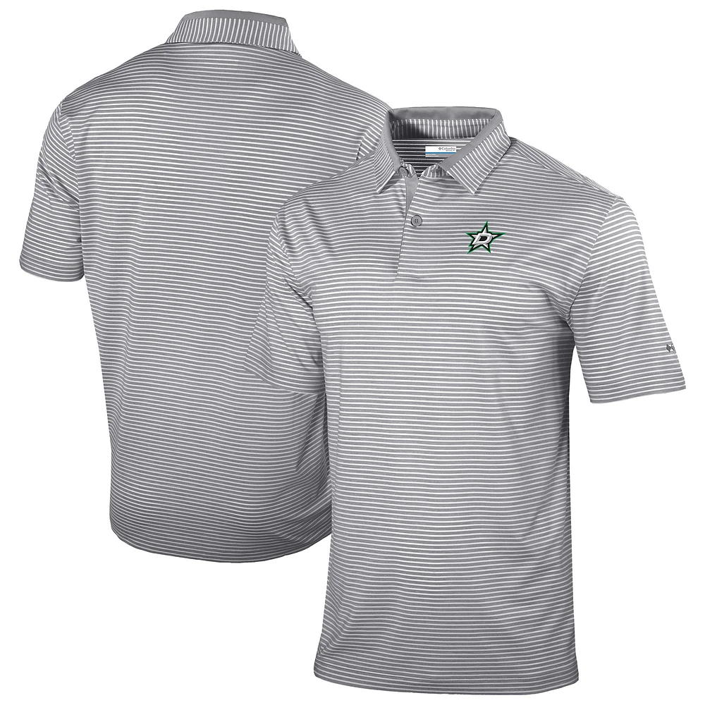 Men's Columbia Dallas Stars Golden Hills Omni-Wick Polo