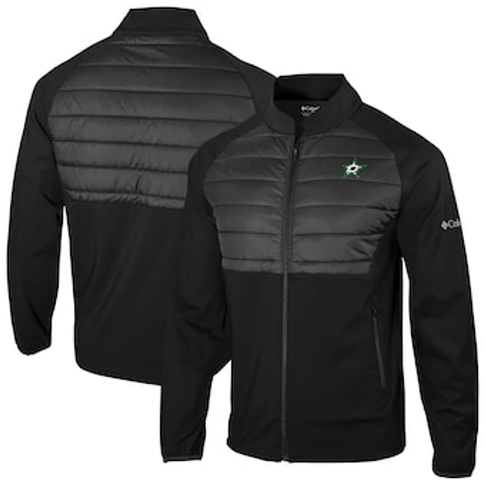 Men's Columbia Black Dallas Stars The Element Full-Zip Omni-Wick Jacket