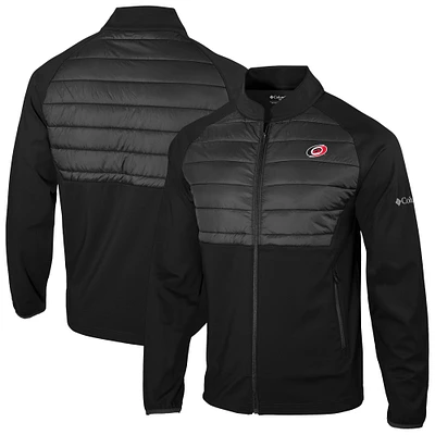 Men's Columbia Black Carolina Hurricanes The Element Full-Zip Omni-Wick Jacket