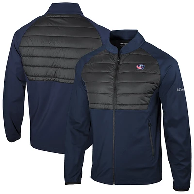 Men's Columbia Navy Columbus Blue Jackets The Element Full-Zip Omni-Wick Jacket