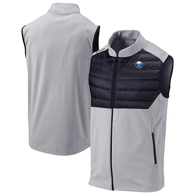 Men's Columbia Gray Buffalo Sabres The Element Omni-Wick Full-Zip Vest