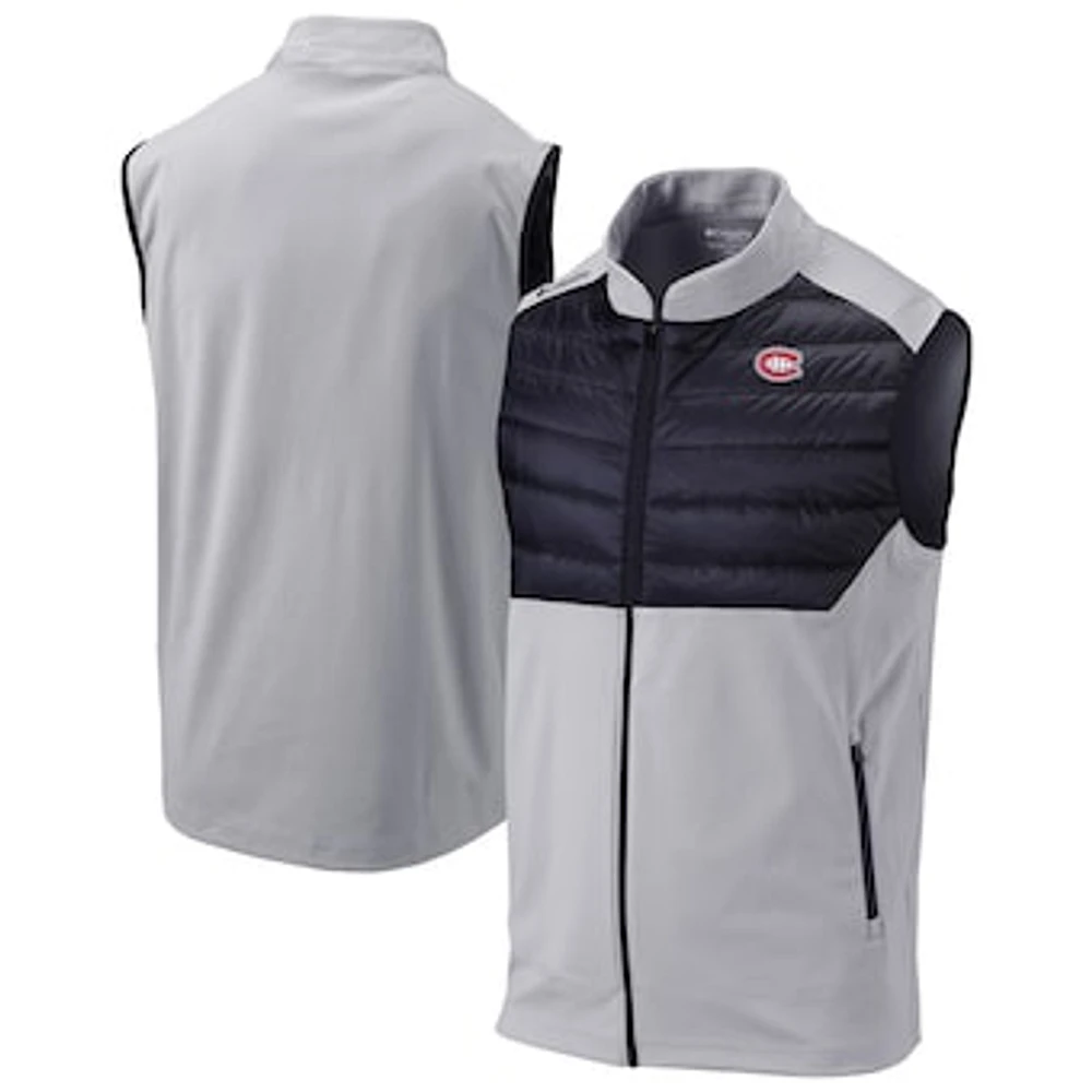 Men's Columbia Gray Montreal Canadiens The Element Omni-Wick Full-Zip Vest