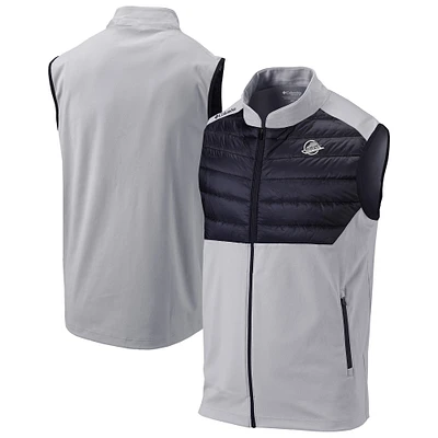 Men's Columbia Gray Vancouver Canucks The Element Omni-Wick Full-Zip Vest