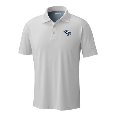 Men's Columbia White Utah Mammoth Low Drag Offshore Polo