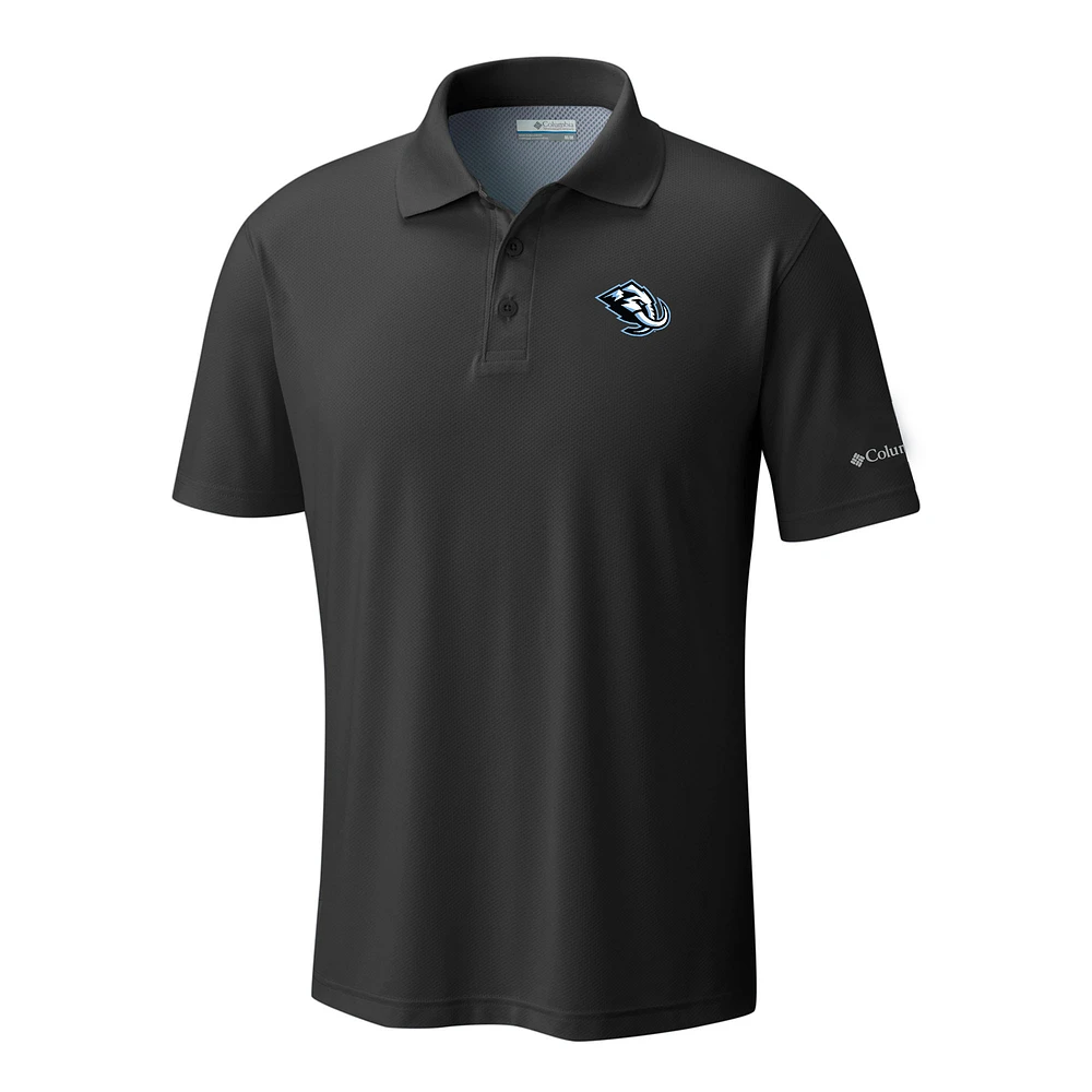 Men's Columbia Black Utah Mammoth Low Drag Offshore Polo
