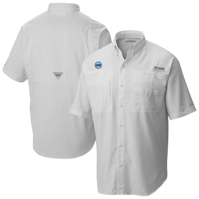 Men's Columbia Utah Hockey Club Tamiami Short Sleeve Omni-Wick Button-Down Shirt