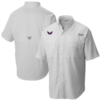 Men's Columbia Washington Capitals Tamiami Short Sleeve Omni-Wick Button-Down Shirt