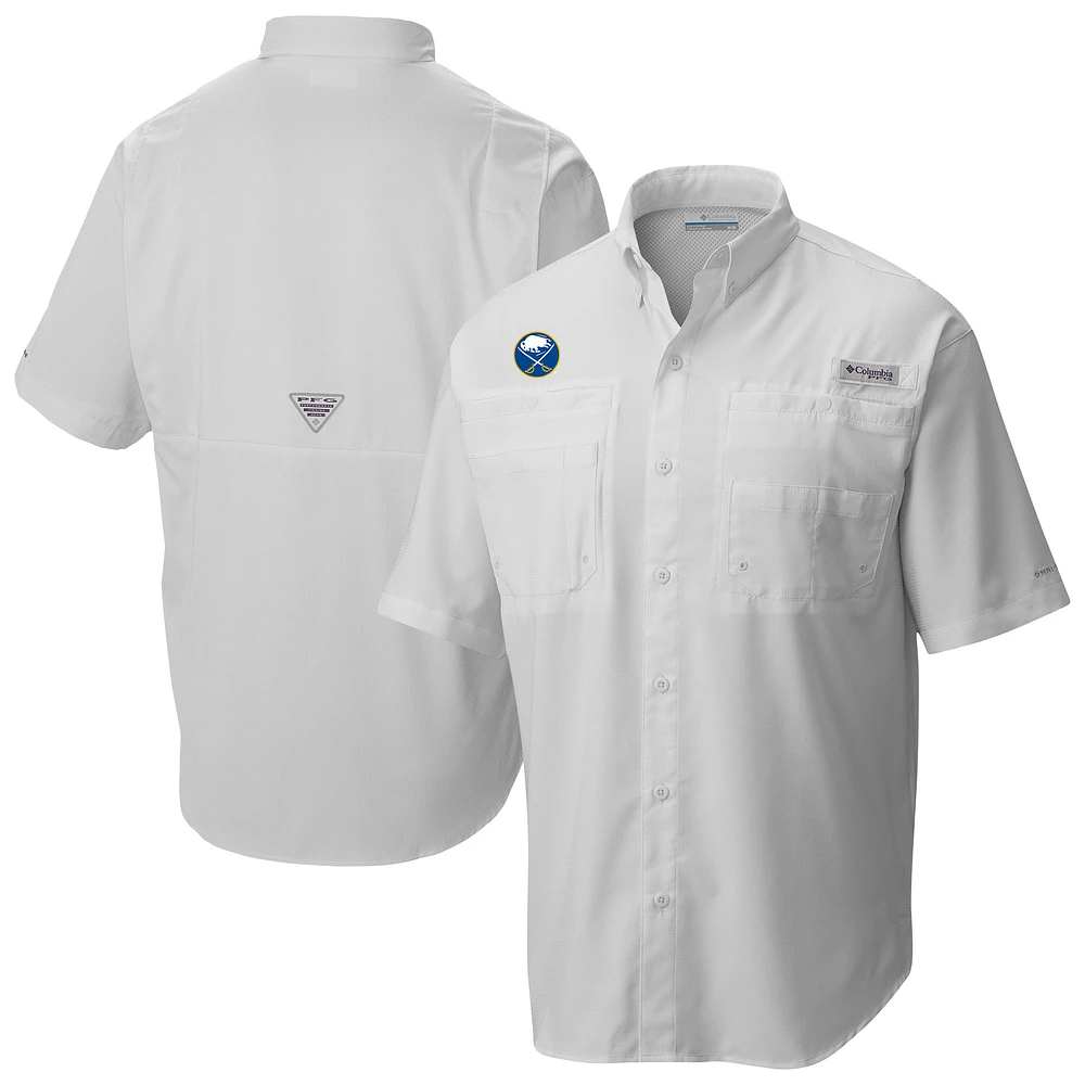 Men's Columbia Buffalo Sabres Tamiami Short Sleeve Omni-Wick Button-Down Shirt