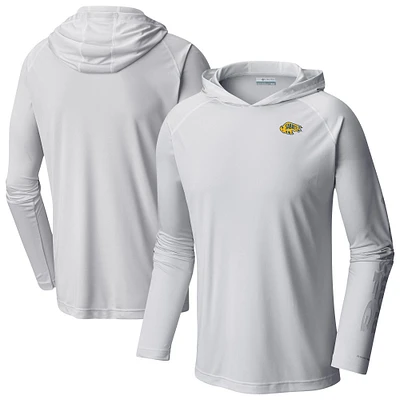 Men's Columbia White Buffalo Sabres Terminal Tackle Omni-Shade Raglan Pullover Hoodie