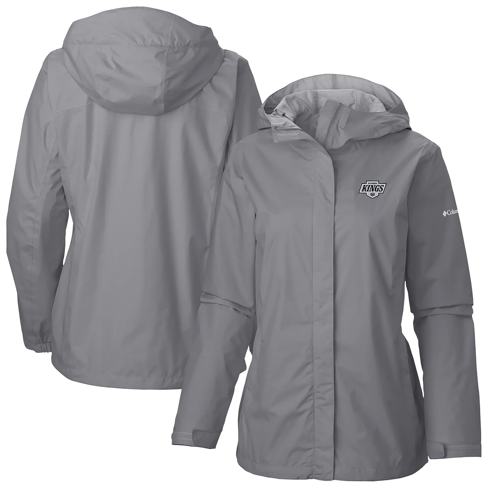 Women's Columbia Los Angeles Kings Arcadia Omni-Tech Full-Zip Hooded Rain Jacket