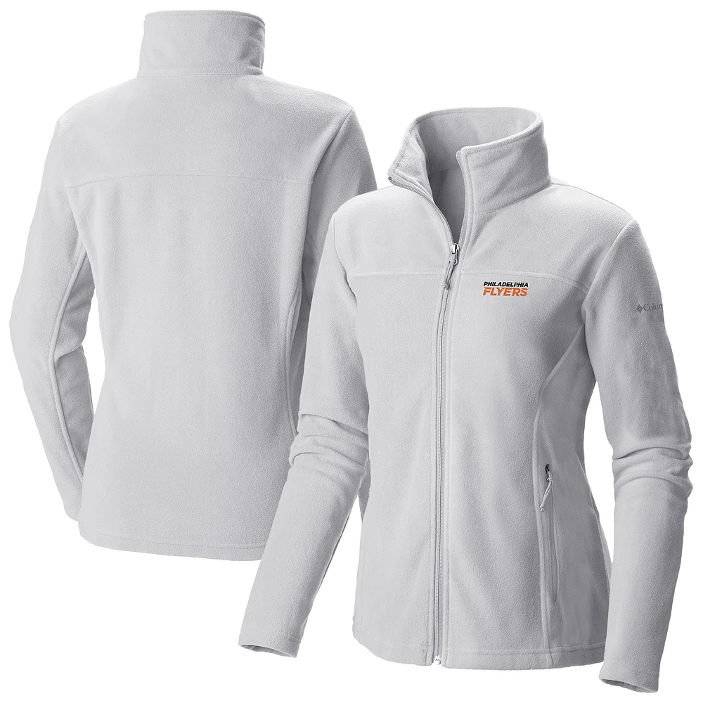 Women's Columbia Philadelphia Flyers Give & Go II Fleece Full-Zip Jacket