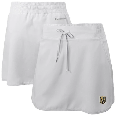 Women's Columbia White Vegas Golden Knights Lakewood Pines Omni-Wick Skort