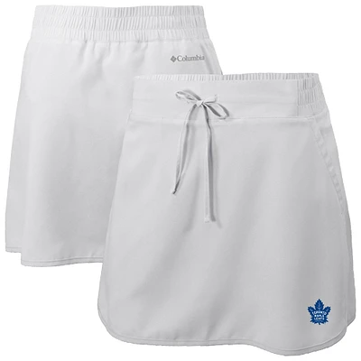 Women's Columbia White Toronto Maple Leafs Lakewood Pines Omni-Wick Skort