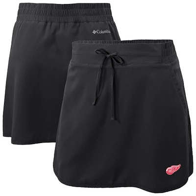 Women's Columbia Black Detroit Red Wings Lakewood Pines Omni-Wick Skort