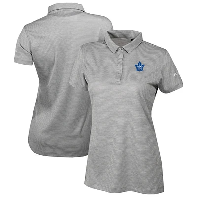 Women's Columbia Gray Toronto Maple Leafs Omni-Wick Set II Polo