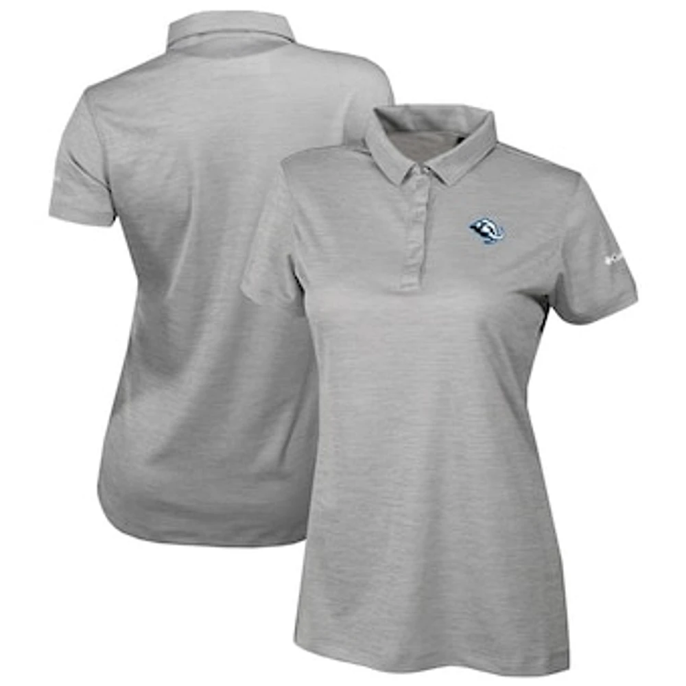 Women's Columbia Gray Utah Hockey Club Omni-Wick Set II Polo