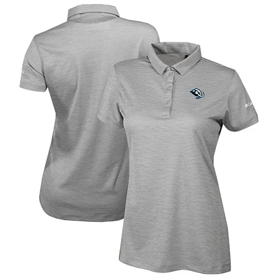 Women's Columbia Gray Utah Hockey Club Omni-Wick Set II Polo