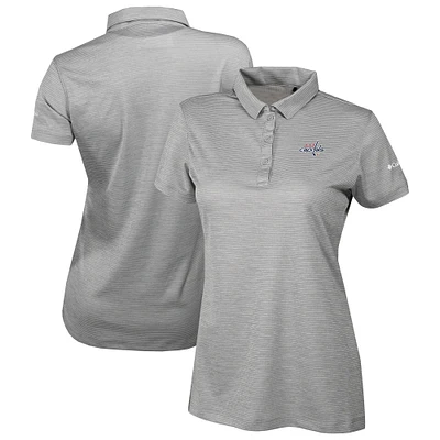 Women's Columbia Gray Washington Capitals Omni-Wick Set II Polo