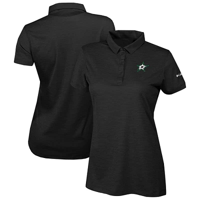 Women's Columbia Black Dallas Stars Omni-Wick Set II Polo