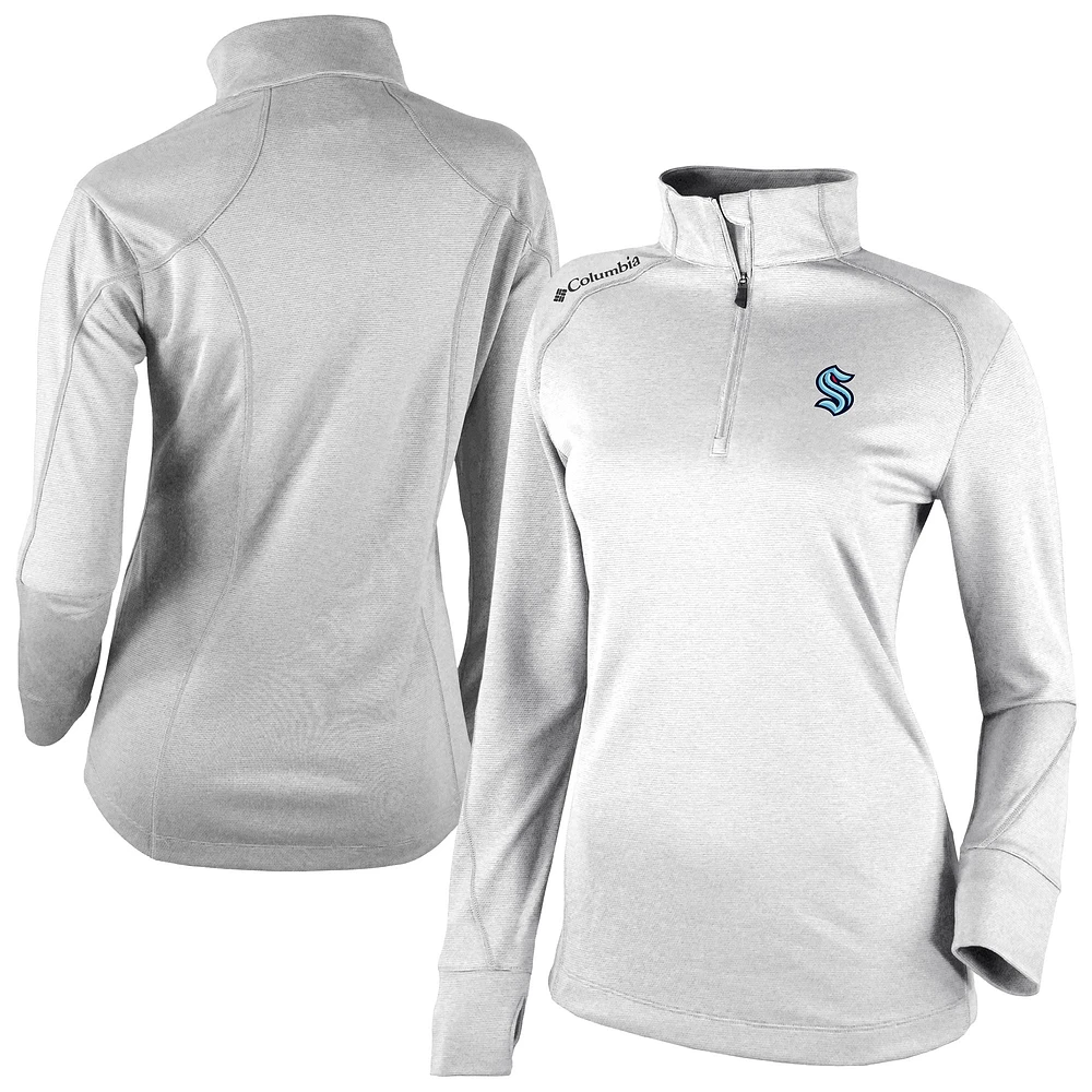 Women's Columbia Seattle Kraken Shotgun Omni-Wick 2.0 Raglan Quarter-Zip Top