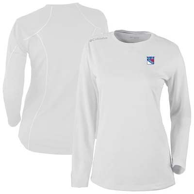 Women's Columbia New York Rangers Shotgun Omni-Wick Raglan Long Sleeve T-Shirt