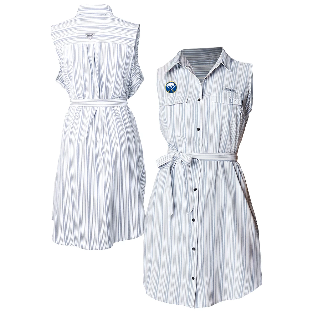 Women's Columbia Light Blue Buffalo Sabres Sun Drifter Woven Dress