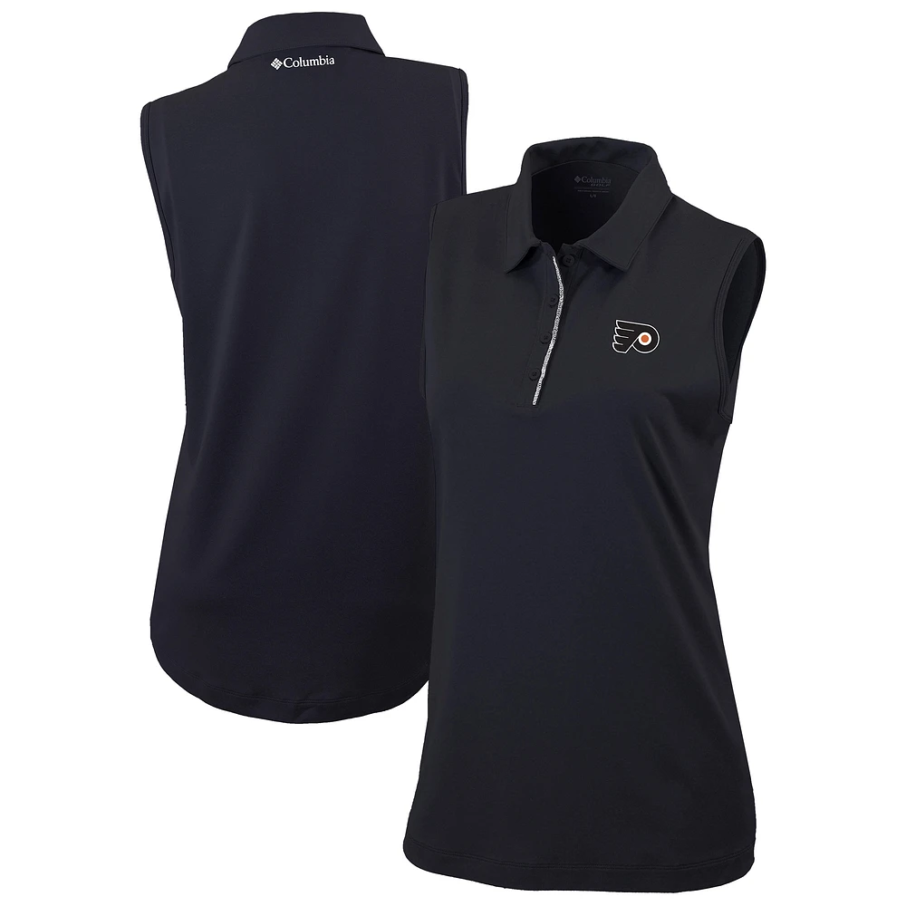 Women's Columbia Black Philadelphia Flyers Tend the Ball Omni-Wick Tank Top
