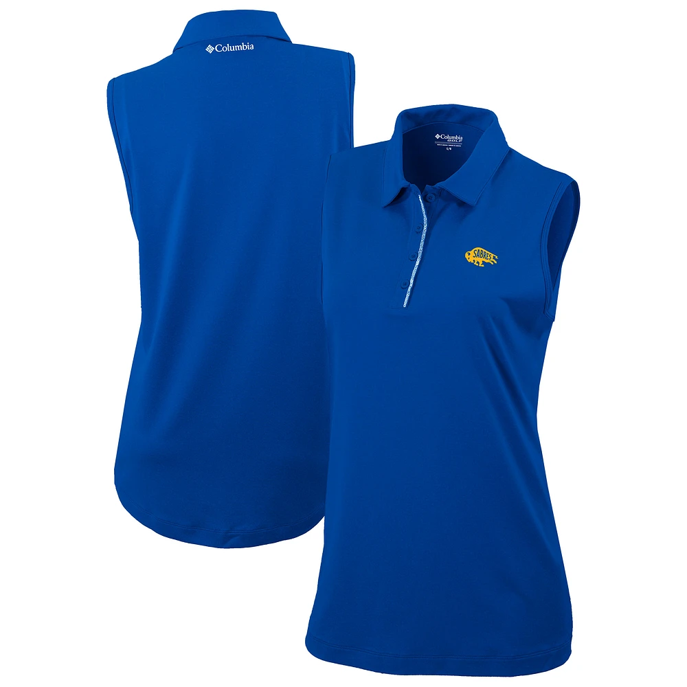 Women's Columbia Royal Buffalo Sabres Tend the Ball Omni-Wick Tank Top