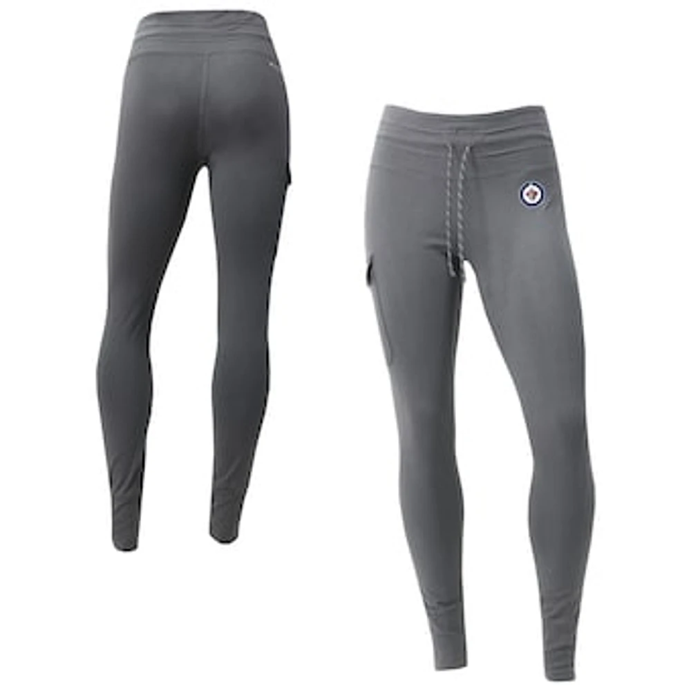 Women's Columbia Gray Winnipeg Jets Trek Omni-Wick Leggings