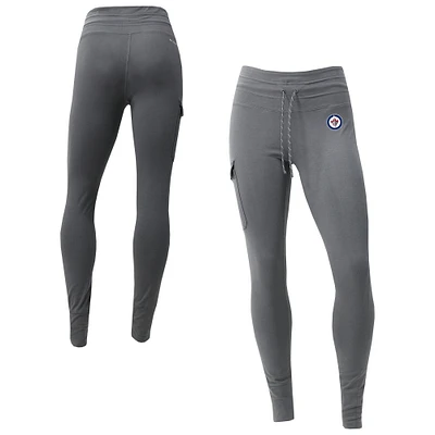 Women's Columbia Gray Winnipeg Jets Trek Omni-Wick Leggings