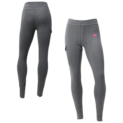 Women's Columbia Gray Montreal Canadiens Trek Omni-Wick Leggings