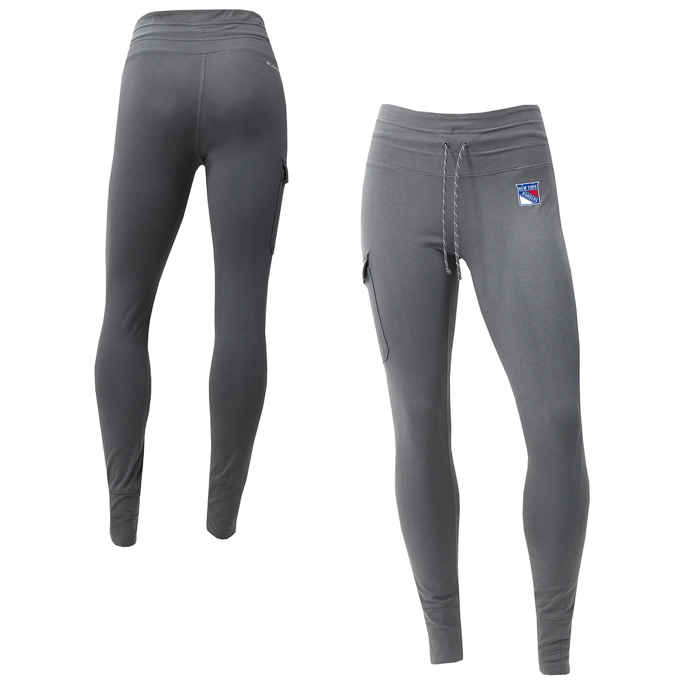 Women's Columbia Gray New York Rangers Trek Omni-Wick Leggings