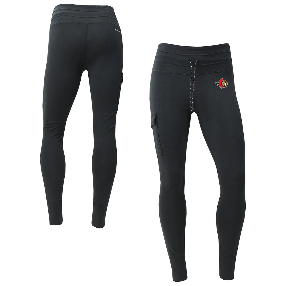 Women's Columbia Black Ottawa Senators Trek Omni-Wick Leggings