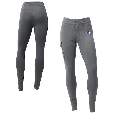 Women's Columbia Gray Colorado Avalanche Trek Omni-Wick Leggings