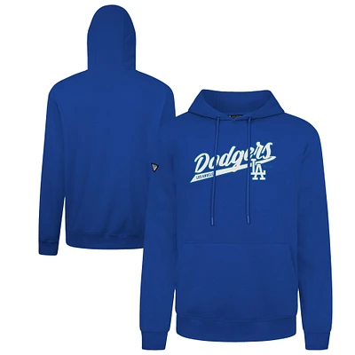Men's Levelwear Royal Los Angeles Dodgers Podium Fleece Pullover Hoodie