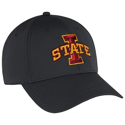 Men's Ahead Graphite Iowa State Cyclones Stratus AeroSphere Adjustable Hat