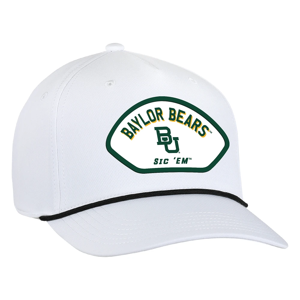 Men's Ahead White Baylor Bears Alto Rope Adjustable Hat