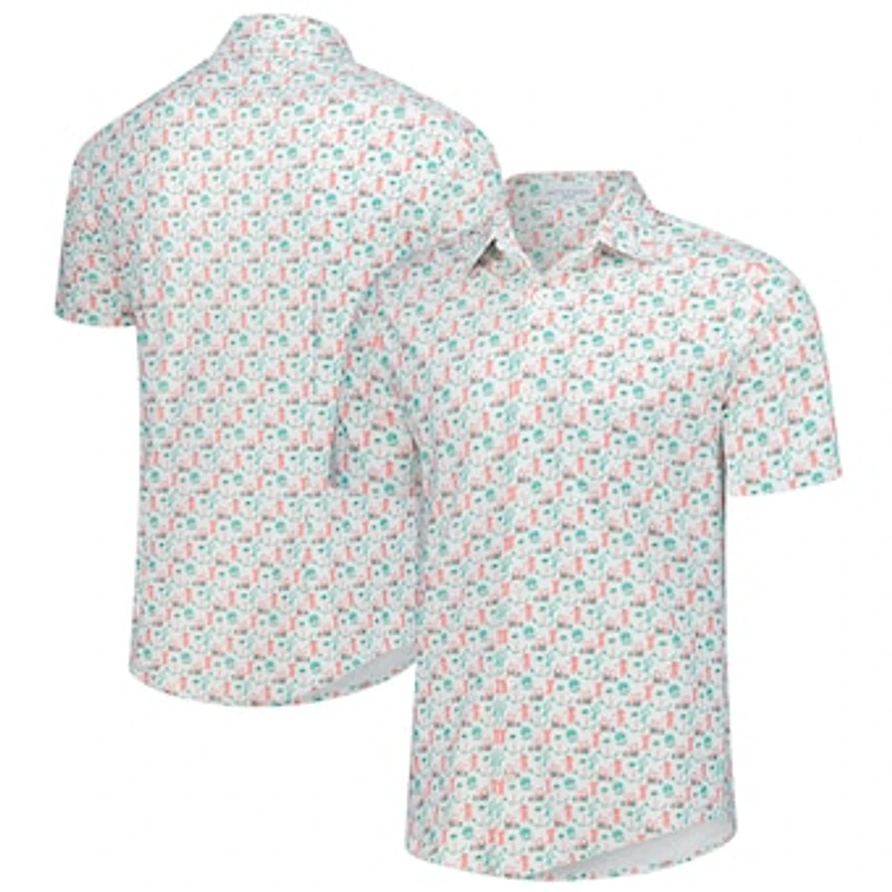 Men's Smith & Quinn White 2025 Cognizant Classic Bear Trap Boatyard Button-Down Top