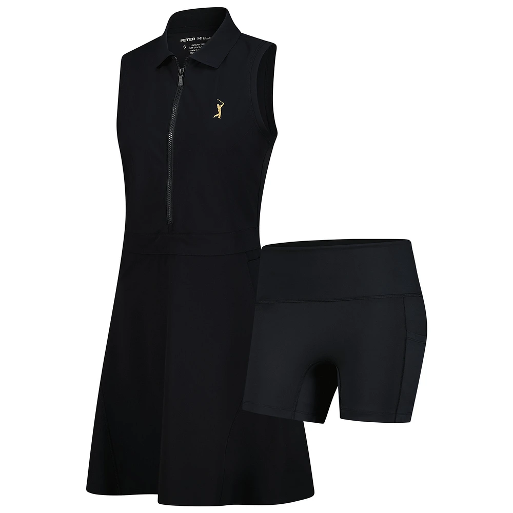 Women's Peter Millar Black 2025 THE PLAYERS Goldman Bingham Sleeveless Dress