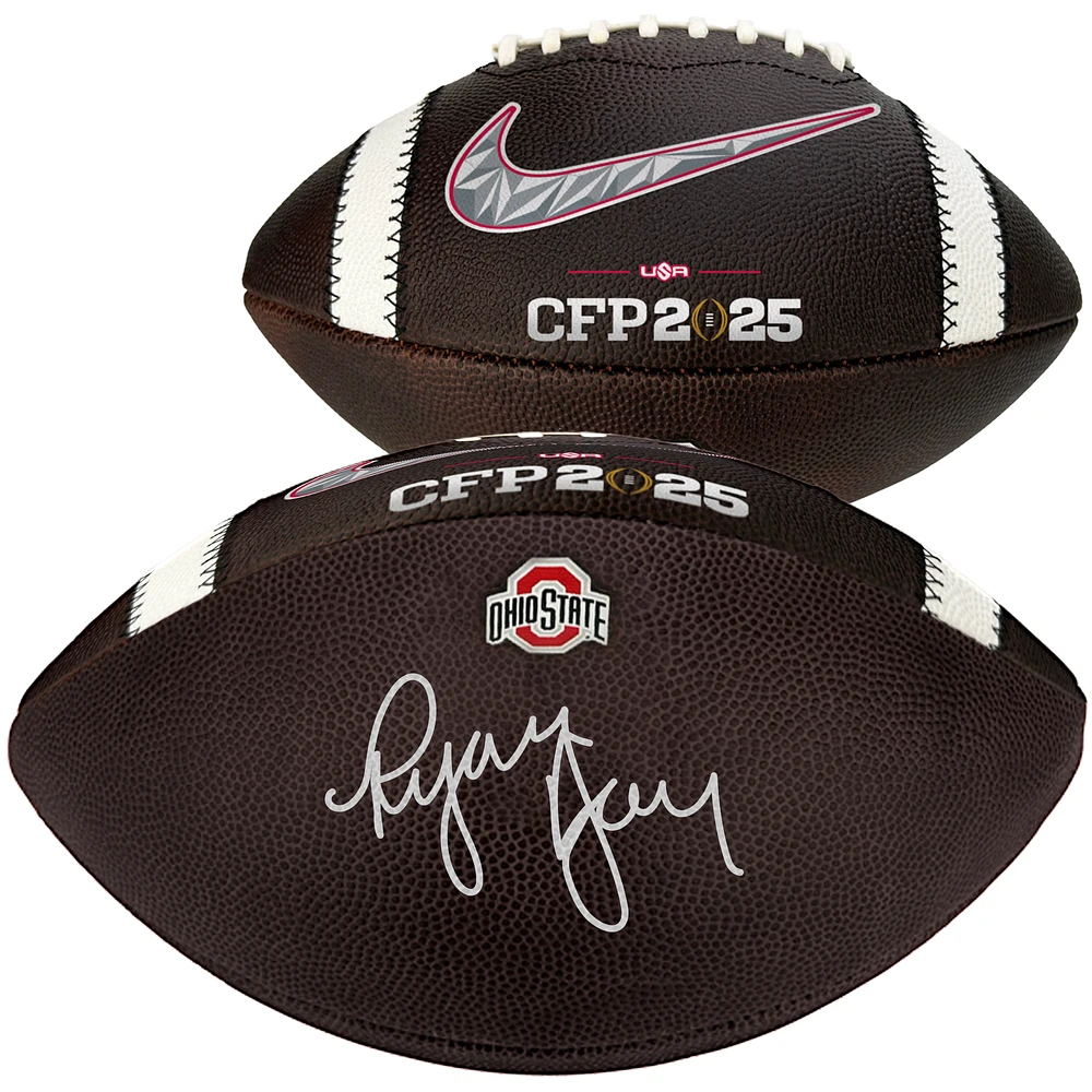 Ryan Day Ohio State Buckeyes Autographed 2024 College Football Playoff National Champions Nike CFP Football