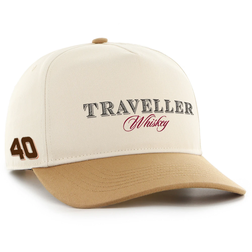 Men's '47 Cream/Tan Justin Allgaier Traveller Whiskey Triple Hit Hitch Adjustable Hat