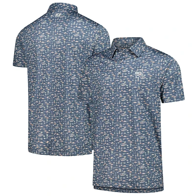 Men's FootJoy Blue WM Phoenix Open ProDry All Over Print Polo