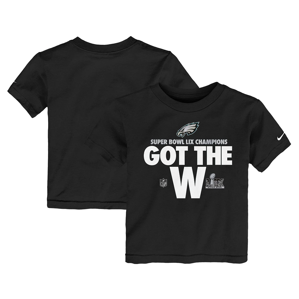 Toddler Nike Black Philadelphia Eagles Super Bowl LIX Champions Parade T-Shirt