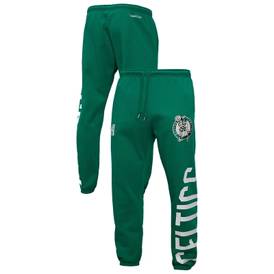 Men's Mitchell & Ness Kelly Green Boston Celtics Hardwood Classics Team Origins Pants