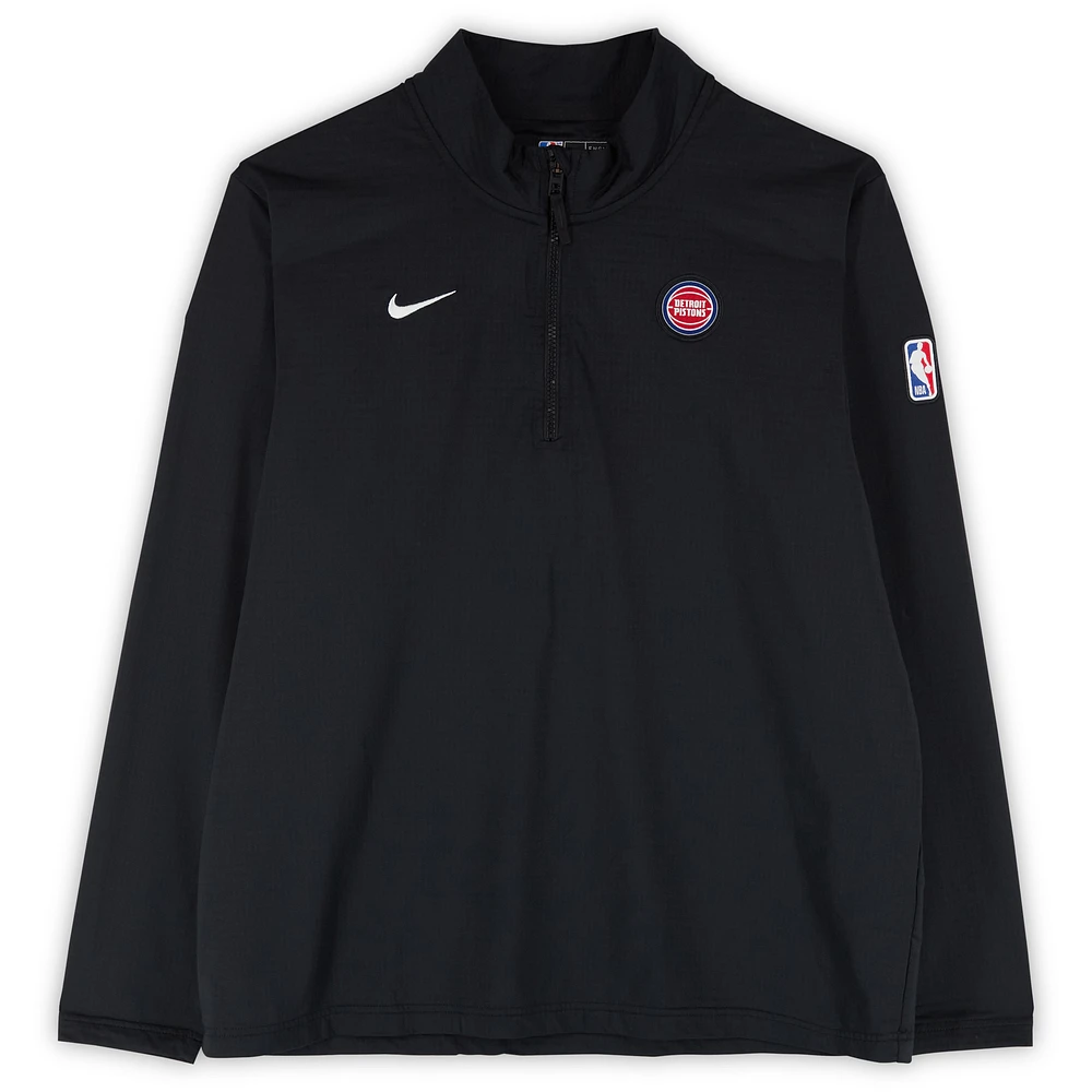 Ron Holland II Detroit Pistons Player-Worn Black Pullover from the 2024-25 NBA Season - Size XL