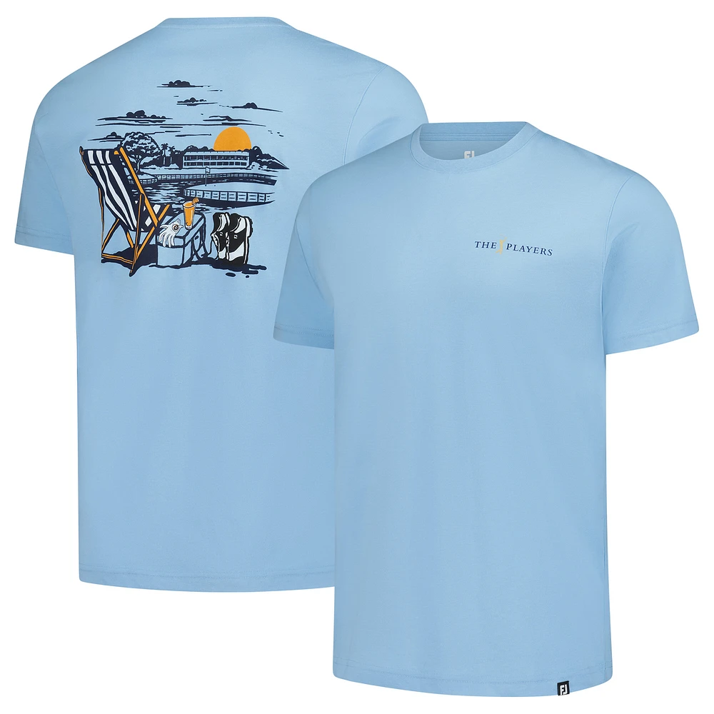 Men's FootJoy Light Blue THE PLAYERS T-Shirt